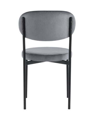 Стул Бриф велюр серый (Стул Бриф серый)