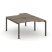 Рабочая станция эргономичная SN-5P.DRPA-021 (1380х1632/1992х750) (Тиквуд Светлый/Металл Антрацит)