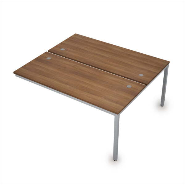 6МБК.274 Сдвоенные бенч-системы, конечный модуль (1600x1435x750) (Шамони темный/Алюминий матовый)