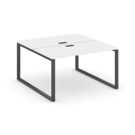 Рабочая станция 2-х сторонняя SN-6O.DRS-022 (1180х1632х750) (Белый/Металл Антрацит)