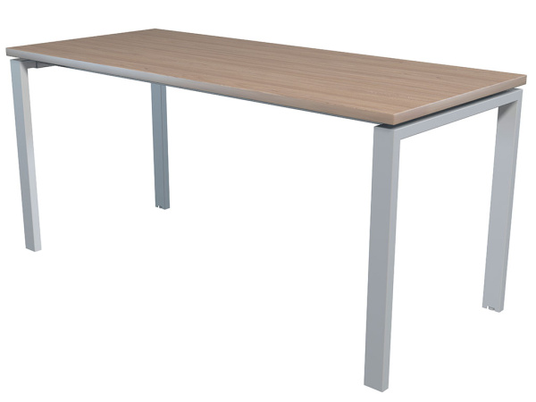 Стол NT 160x70 вяз натуральный/серый (Коричневый/Белый)