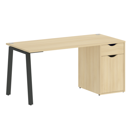 Стол письменный VR.SP-3-158.1.A 1580x720x750 (Акация Лорка/Антрацит Металл)