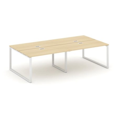 Рабочая станция 2-х сторонняя SN-6O.DRS-051 (1960х1632х750) (Акация Лорка/Металл Белый)