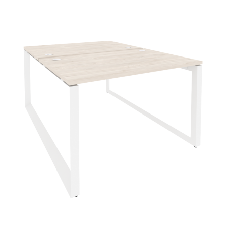 Рабочая станция на О-образном м/к Onix O.MO-D.RS-2.2.8 1180x1635x750 (Денвер Светлый/Белый Металл)