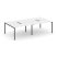 Рабочая станция 2-х сторонняя SN-4P.DRS-032 (2360х1232х750) (Тиквуд Светлый/Металл Антрацит)