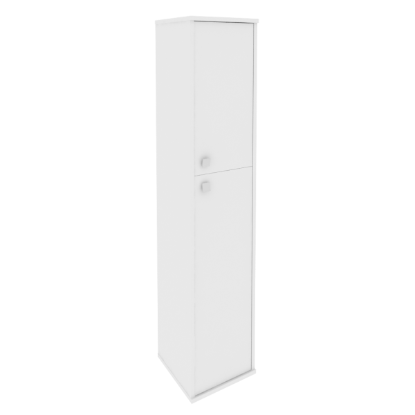 Шкаф высокий узкий, правый Style Л.СУ-1.8Пр 412x410x1980 (Белый)