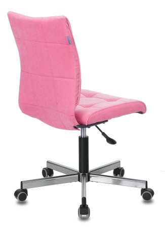 Кресло CH-330M розовый Velvet 36 крестов. металл хром (Розовый)