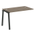 Проходной наборный элемент рабочей станции Metal System Style БА.ПРС-СП-1.2 1200x720x750 (Дуб Наварра/Серый металл)