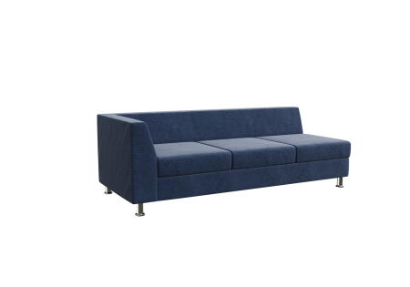 Секция с подлокотником трехместная правая PR.SP-3 (R) (Kardif 028)