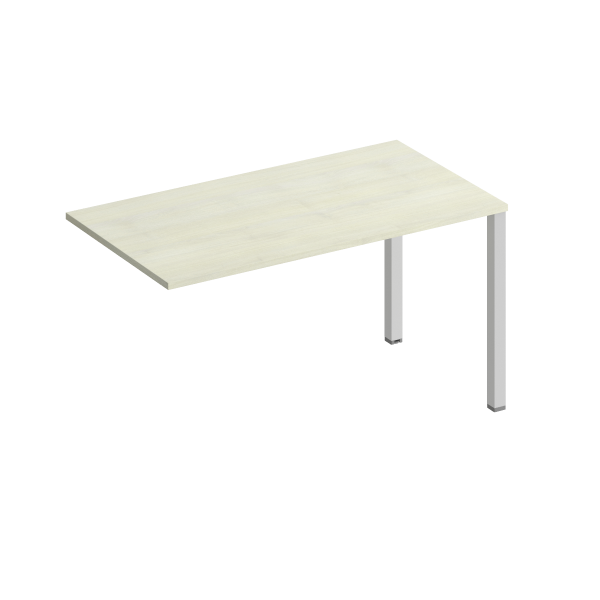 Секция стола рабочей станции на металлокаркасе КФ Комфорт КФ К.132-1 1400x750x750 (Дуб шамони светлыйСерый)