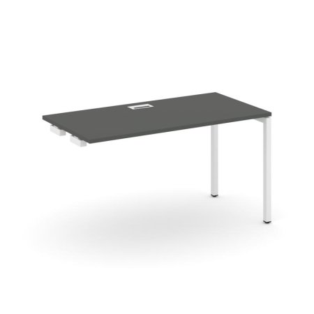 Стол-приставка к опорным элементам SN-4P.OPRS-004 (1580х600х750) (Антрацит/Металл Белый)