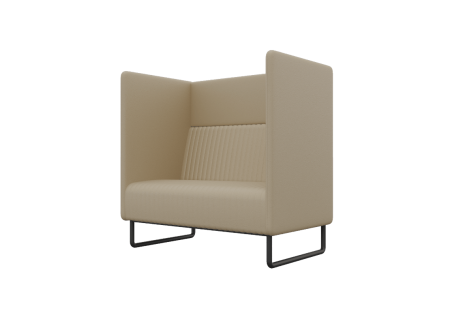 Диван одноместный BROS-1 (Dollaro 517/Металл Черный)