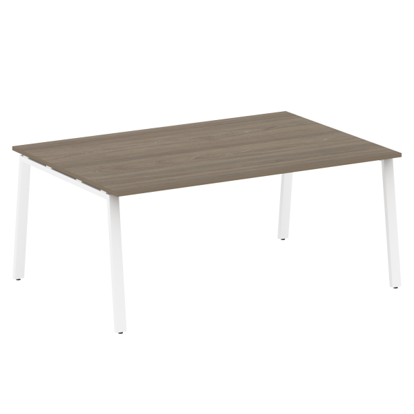 Стол для переговоров (1 столешница) на А-образном м/к Metal System Style БА.ПРГ-1.5 1800x1235x750 (Вяз/Белый металл)