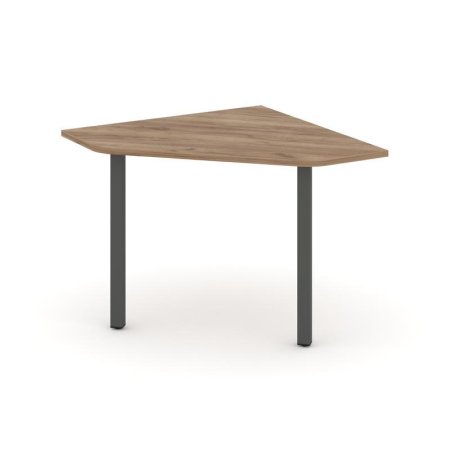 Угловой элемент переговорного стола SN-5.UPRG-001 (980х980х750) (Дуб Табак/Металл Антрацит)