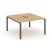 Рабочая станция 2-х сторонняя SN-6P.DRS-012 (1180х1432х750) (Тиквуд Светлый/Металл Антрацит)