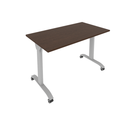 Стол складной мобильный Mobile system СМ-3 1200x650x757 (Венге Цаво/Серый металл)