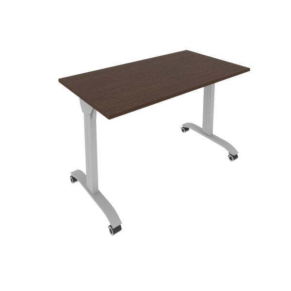 Стол складной мобильный Mobile system СМ-3 1200x650x757 (Венге Цаво/Серый металл)