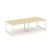 Стол переговорный SN-4O.SPRG-042 (2360х1180х750) (Тиквуд Светлый/Металл Антрацит)