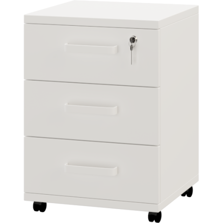 Тумба подкатная Смарт СМТ-3П 434x450x650 (Белый)