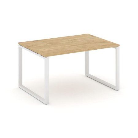 Стол переговорный SN-6O.SPRG-001.3 (980х980х750) (Тиквуд Светлый/Металл Белый)