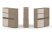 Тумба двойная + высокая надставка ES.NB.2V-25 (1500х410х1520) (Латте/Тиквуд Светлый)