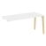 Стол-приставка к опорным элементам на деревянных опорах Onix Wood OW.SPR-4.7 1580x720x750 (Тиквуд Светлый/Дуб Темный)