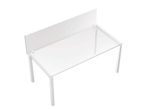 Экран с кронштейнами крепления  Profiquadro КВ 816 БП 1200x420x18 (Белый премиум)