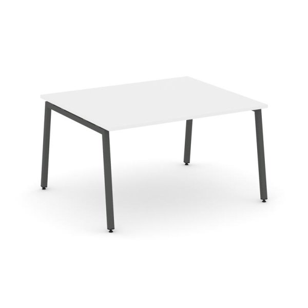 Стол переговорный SN-4A.SPRG-032.3 (1180х1180х750) (Белый/Металл Антрацит)