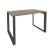 Стол рабочий на О-образном м/к Onix O.MO-SP-2.7 1180x720x750 (Тиквуд Темный/Белый Металл)