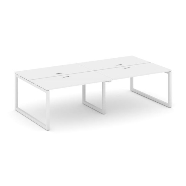 Рабочая станция 2-х сторонняя SN-5O.DRS-034 (3160х1232х750) (Белый/Металл Белый)
