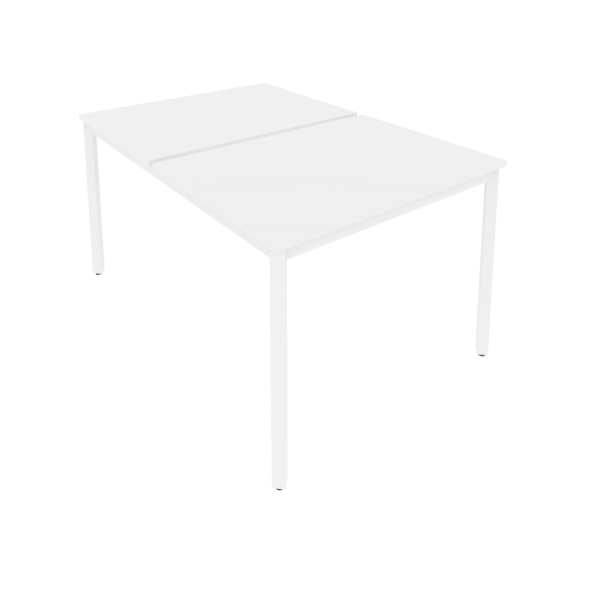 Рабочая станция на металлокаркасе Slim С.СП-3.3 980x1475x750 (Белый/Белый металл)