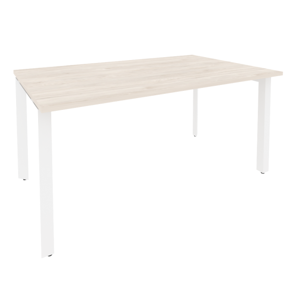 Стол переговорный Onix O.MP-PRG-1.4 1580x980x750 (Денвер Светлый/Белый Металл)