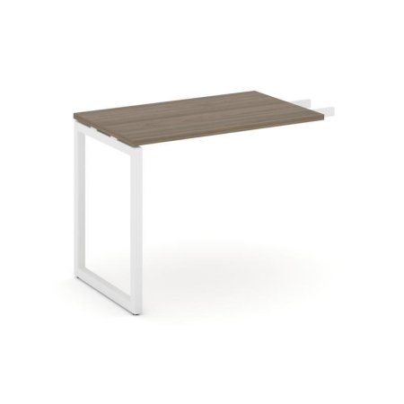 Брифинг-приставка SN-4O.BR-004 (1180х600х750) (Вяз Благородный/Металл Белый)