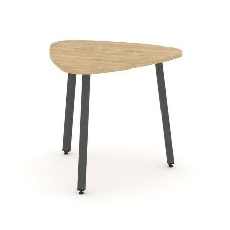 Стол переговорный SN-4.SPRG-70.3 (900х900х750) (Тиквуд Светлый/Металл Антрацит)