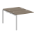 Проходной наборный элемент рабочей станции Metal System Style БП.ПРС-СП-2.1 1000x1475x750 (Дуб Наварра/Серый металл)