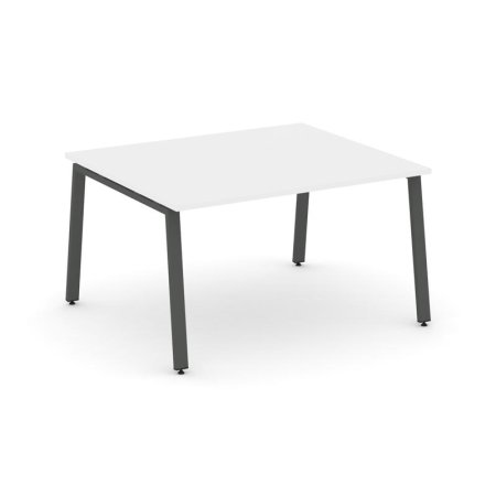 Стол переговорный SN-6A.SPRG-032.3 (1180х1180х750) (Белый/Металл Антрацит)