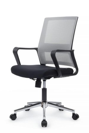 Кресло Mint RCH M1029MBE Серый/Черный (Серый/Черный)