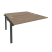 Наборный элемент рабочей станции на м/к Onix O.M-2.NRS-3.8 1380x1635x750 (Тиквуд Темный/Белый Металл)