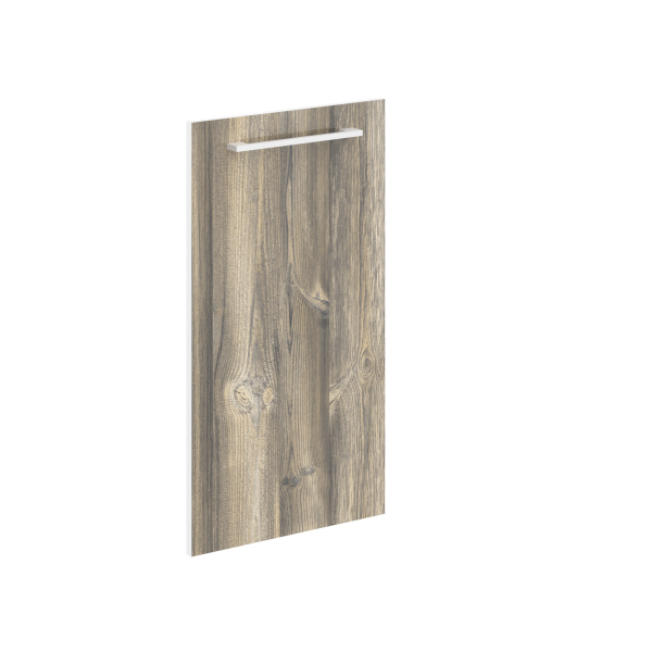 Дверь низкая Morris MLD 42-1 Дуб Базель 422x765x18 (Дуб Базель/Белый)
