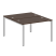 Рабочая станция Metal System Style БП.РАС-СП-2.2 1200x1475x750 (Дуб Наварра/Серый металл)