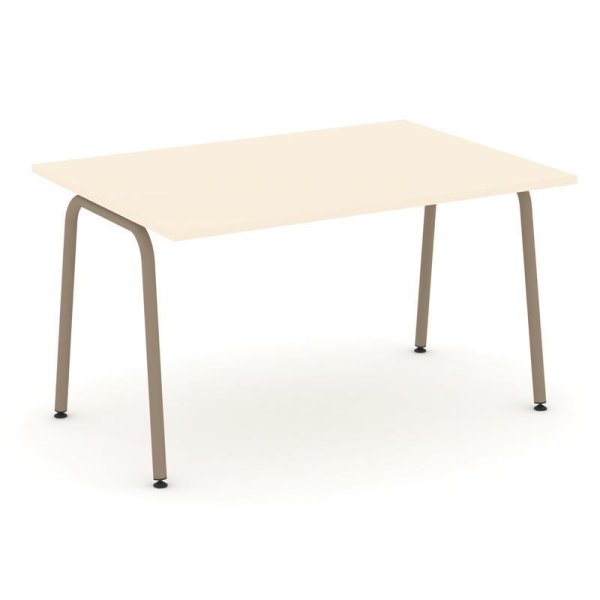 Стол переговорный ES.PRG-1.3-K (1380х980х750) (Сатин/Металл Латте)