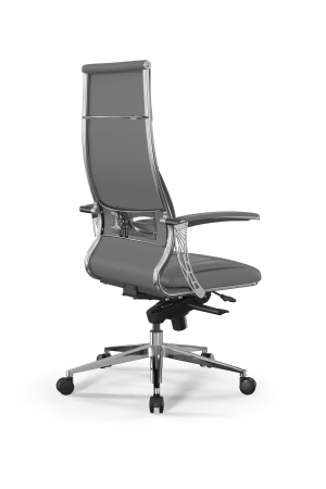 Кресло для руководителя Метта Samurai L1-11U - Infinity /Kc06/Wm06/U0mL-4c3(M06.B32.G11.W03) (Серый)