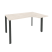 Стол эргономичный правый на П-образном м/к Onix O.MP-SA-2R 1380x980x750 (Тиквуд Темный/Белый Металл)