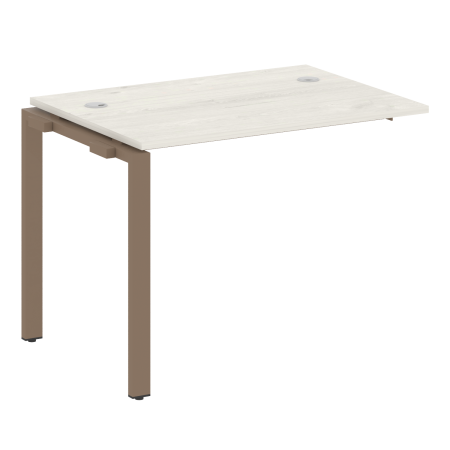 Проходной наборный элемент рабочей станции Metal System Style БП.ПРС-СП-1.1 1000x720x750 (Дуб Наварра/Мокко металл)