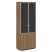 Шкаф V-614 (Металлик / Дуб Кобург)