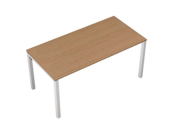Стол рабочий Profiquadro КВ 0101 БВ 1200x600x750 (Белый премиум / Вишня скандинавскаяСерый)