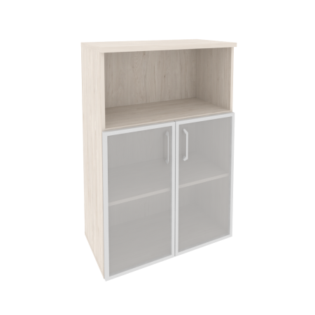 Шкаф средний широкий Onix O.ST-2.2R 800x420x1207 (Денвер Светлый)