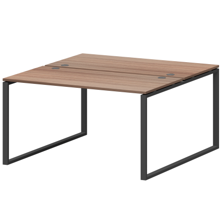 Бенч двойной на 2 рабочих места Арго-М АМБ.О-002.60 1200x1236x760 (Темный шимо/Антрацит)