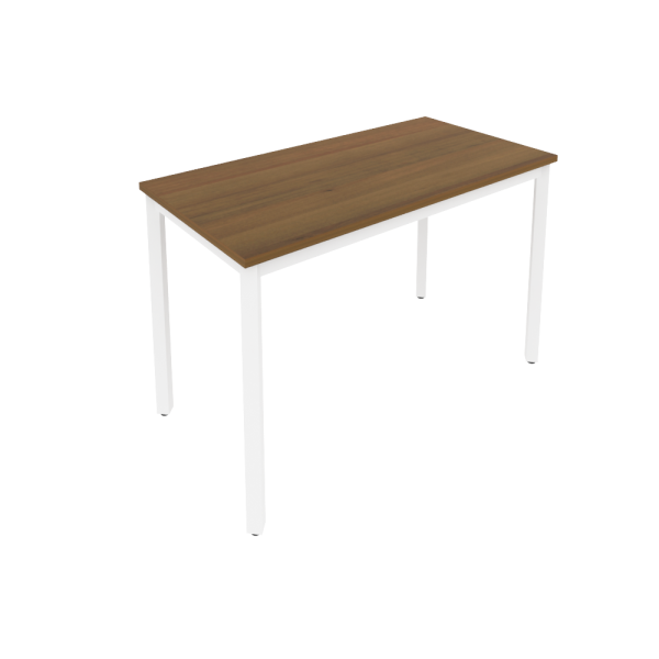 Стол письменный на металлокаркасе Slim С.СП-4.1 1180x600x750 (Орех/Белый металл)