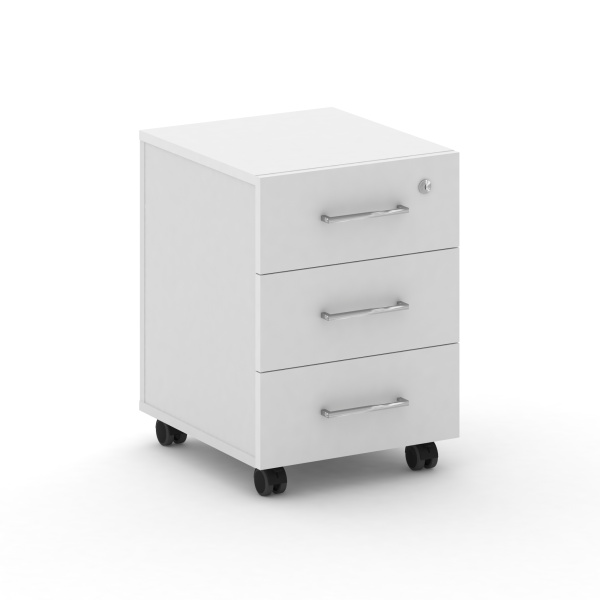 Тумба мобильная Cross CRU.TM-2 (420x460x587) (Белый Бриллиант UM)
